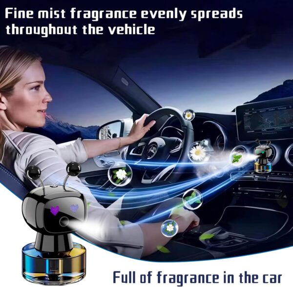 Ambientador de coche lindo robot inteligente - Imagen 5