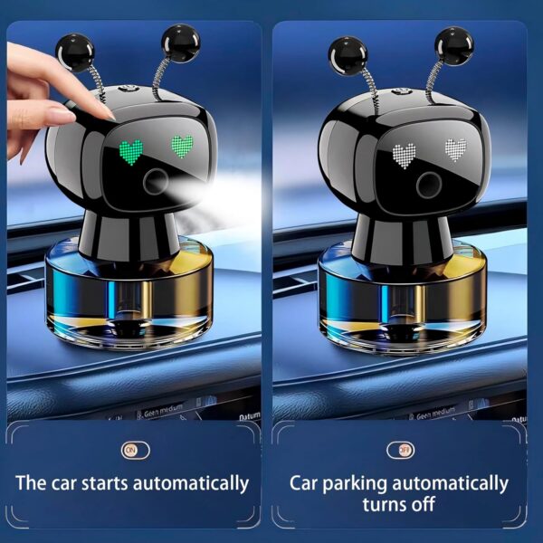 Ambientador de coche lindo robot inteligente - Imagen 4